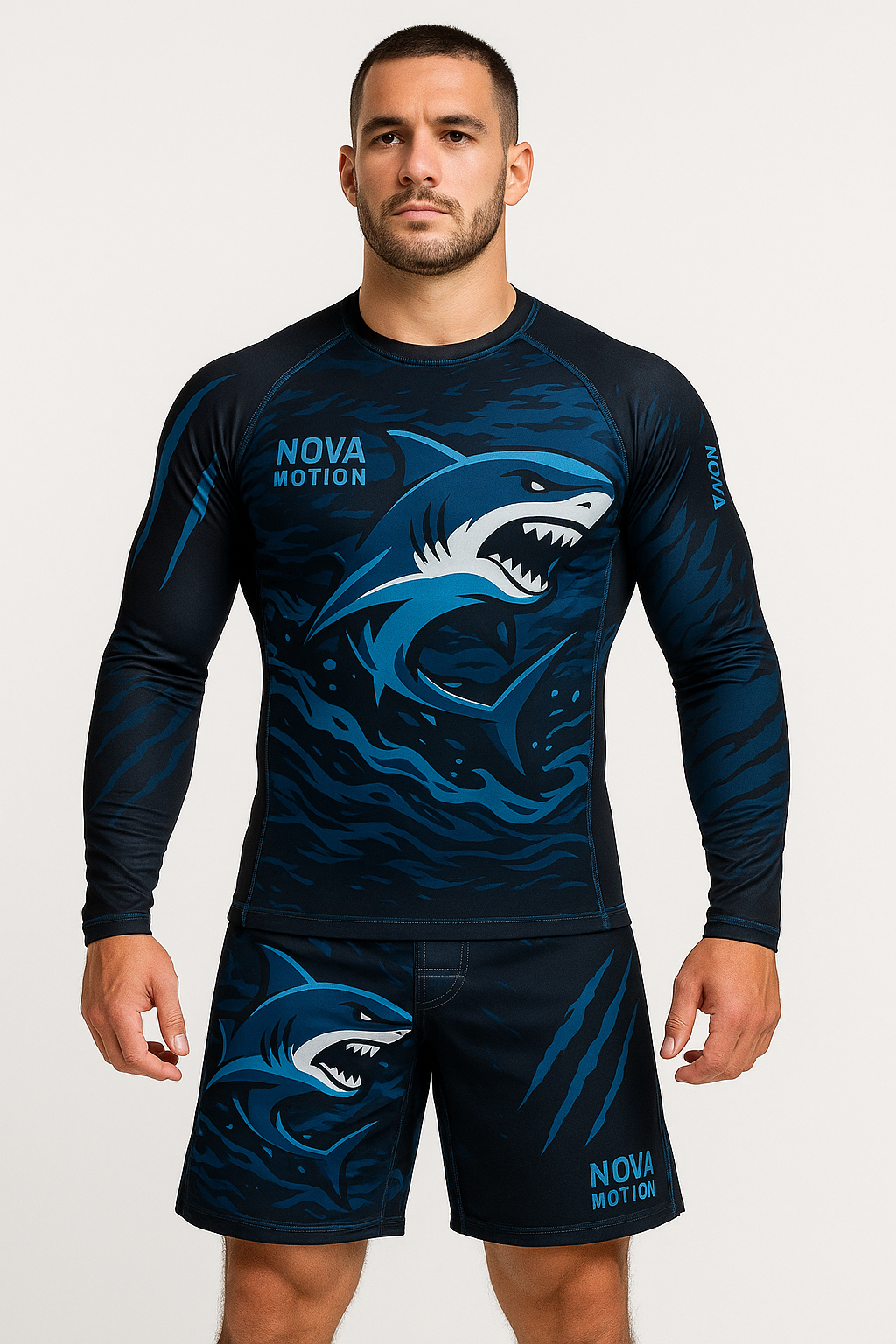 RASHGUARD & SHORT NOVA MOTION - PERFORMANCE SERIES
